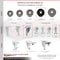 Service Caster 5 Inch Phenolic Wheel Swivel 10mm Threaded Stem Caster Set SCC-TS20S514-PHR-M1015-4 - alternate 5